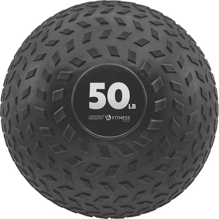 Champion Sports 50 lbs Rhino Fitness Slam Ball, Black SLAM50